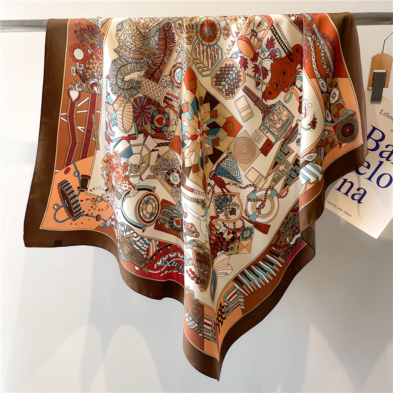 Scarf Silk Square - Nuova Sciarpa Quadrata in Seta Twill