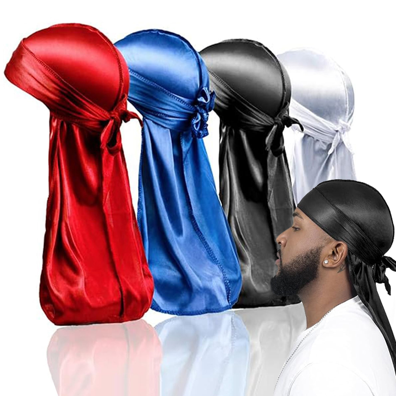 1-4 pezzi nuova seta Durag Ban - Bandana Doo Rag recensione e prezzo